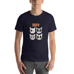 Hiss Funny Cats Kittens Rock Rockin  Pun