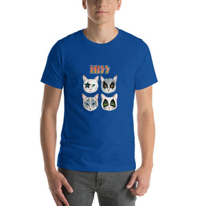 Hiss Funny Cats Kittens Rock Rockin  Pun