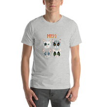 Load image into Gallery viewer, Hiss Funny Cats Kittens Rock Rockin  Pun

