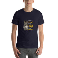 Load image into Gallery viewer, Wolf image, i don&#39;t stop when i tired
